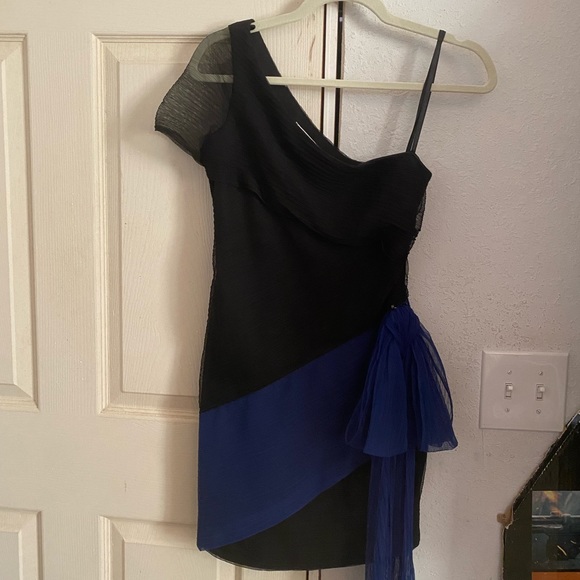One Shoulder Mini Dress - Picture 2 of 5